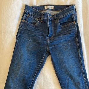 Madewell high-riser skinny jeans size 25